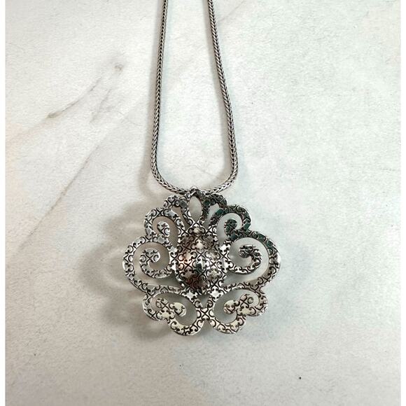 Brighton Geneva Swarovski Silver Toned Necklace - Picture 6 of 7